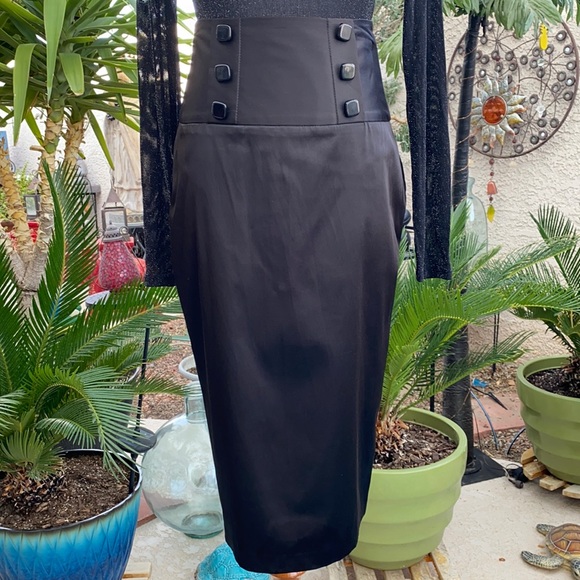 BCX Dresses & Skirts - ♠️♠️BLACK SATIN BCX SKIRT♠️♠️